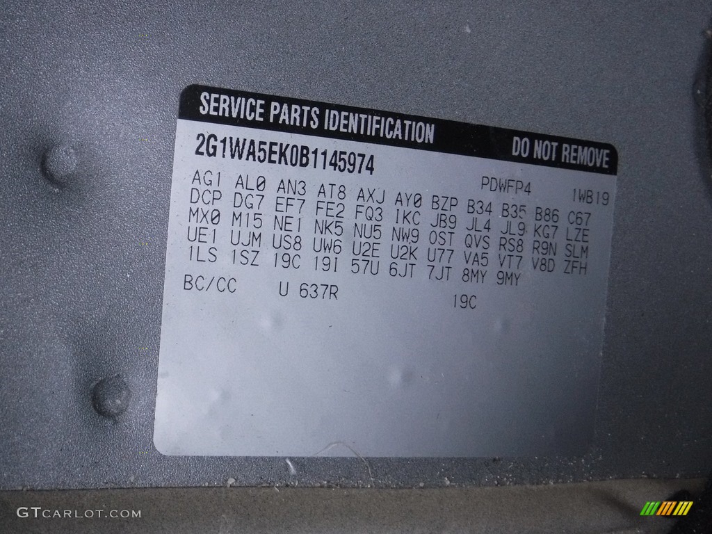 2011 Impala LS - Cyber Gray Metallic / Gray photo #11