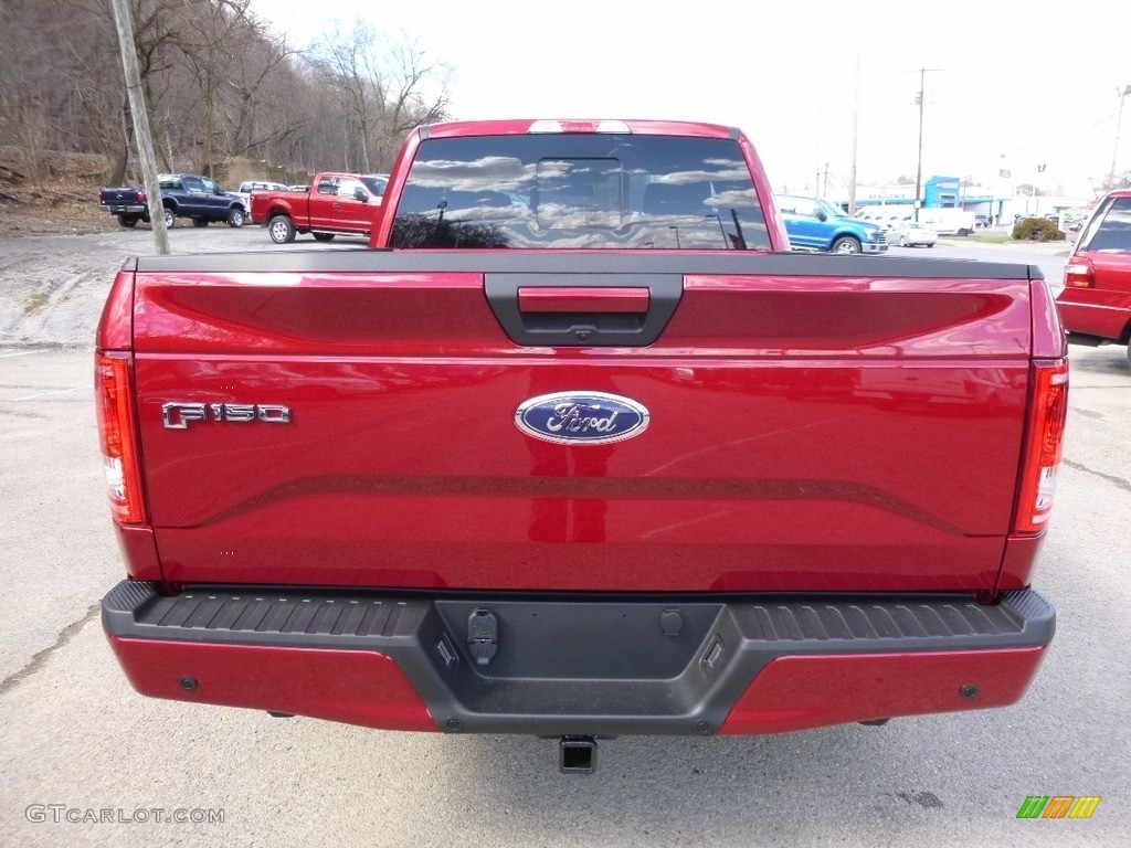 2016 F150 XLT SuperCab 4x4 - Ruby Red / Black photo #3