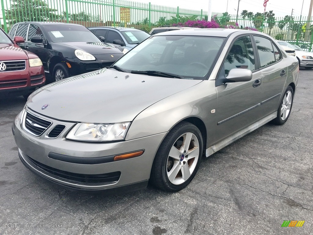 2004 9-3 Linear Sedan - Steel Gray Metallic / Slate Gray photo #37