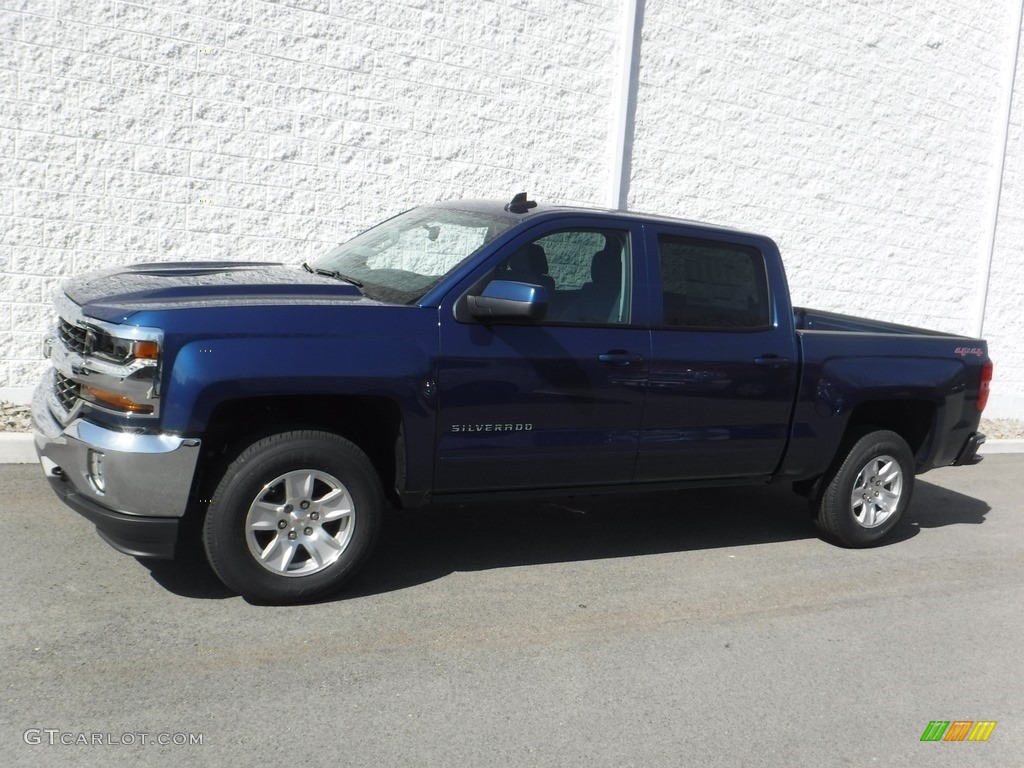 2016 Silverado 1500 LT Crew Cab 4x4 - Deep Ocean Blue Metallic / Jet Black photo #2