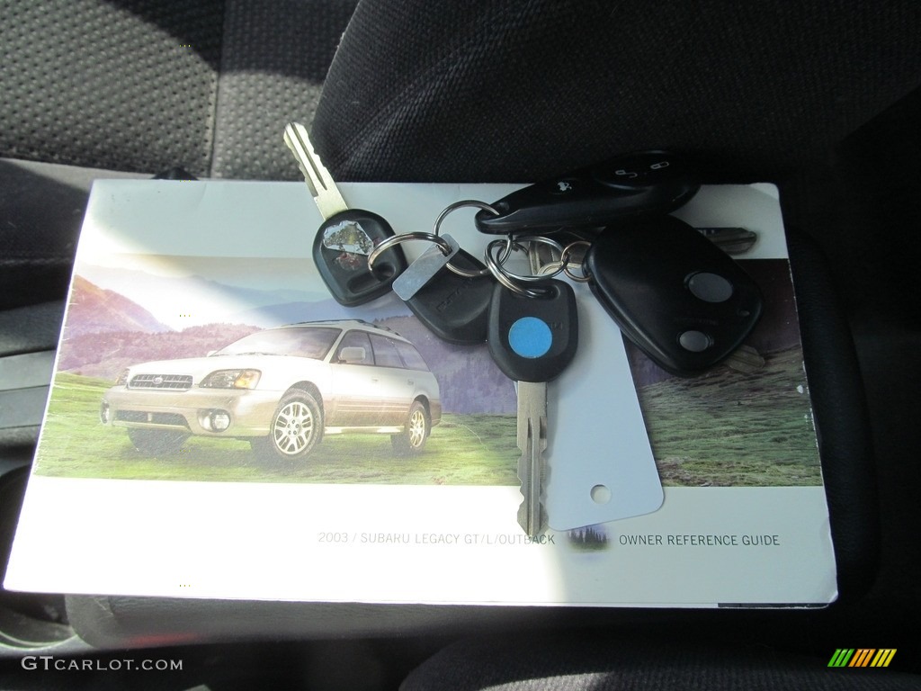 2003 Legacy L Sedan - Silver Stone Metallic / Gray photo #49