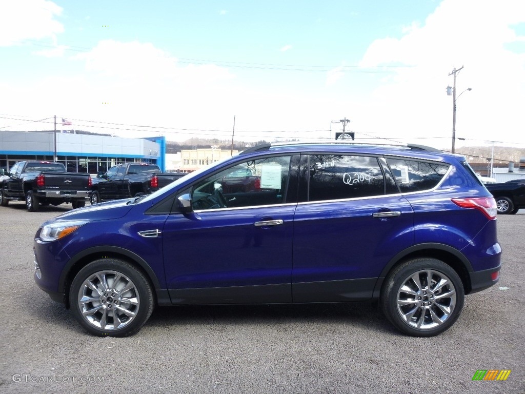 2016 Escape SE 4WD - Deep Impact Blue Metallic / Charcoal Black photo #5