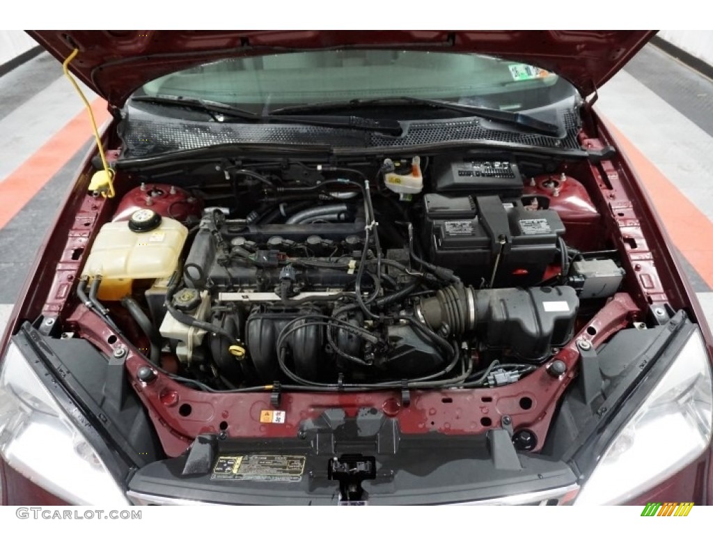 2007 Focus ZX4 SE Sedan - Infra-Red / Charcoal/Light Flint photo #41