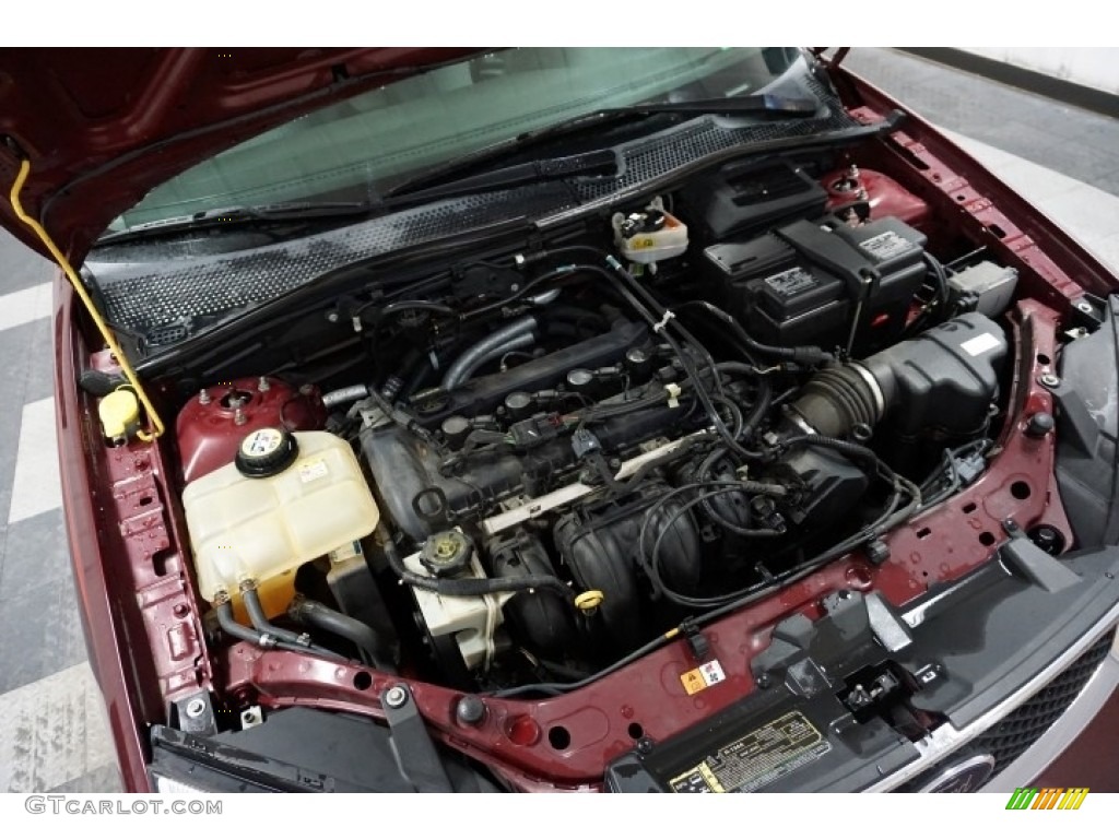2007 Focus ZX4 SE Sedan - Infra-Red / Charcoal/Light Flint photo #43
