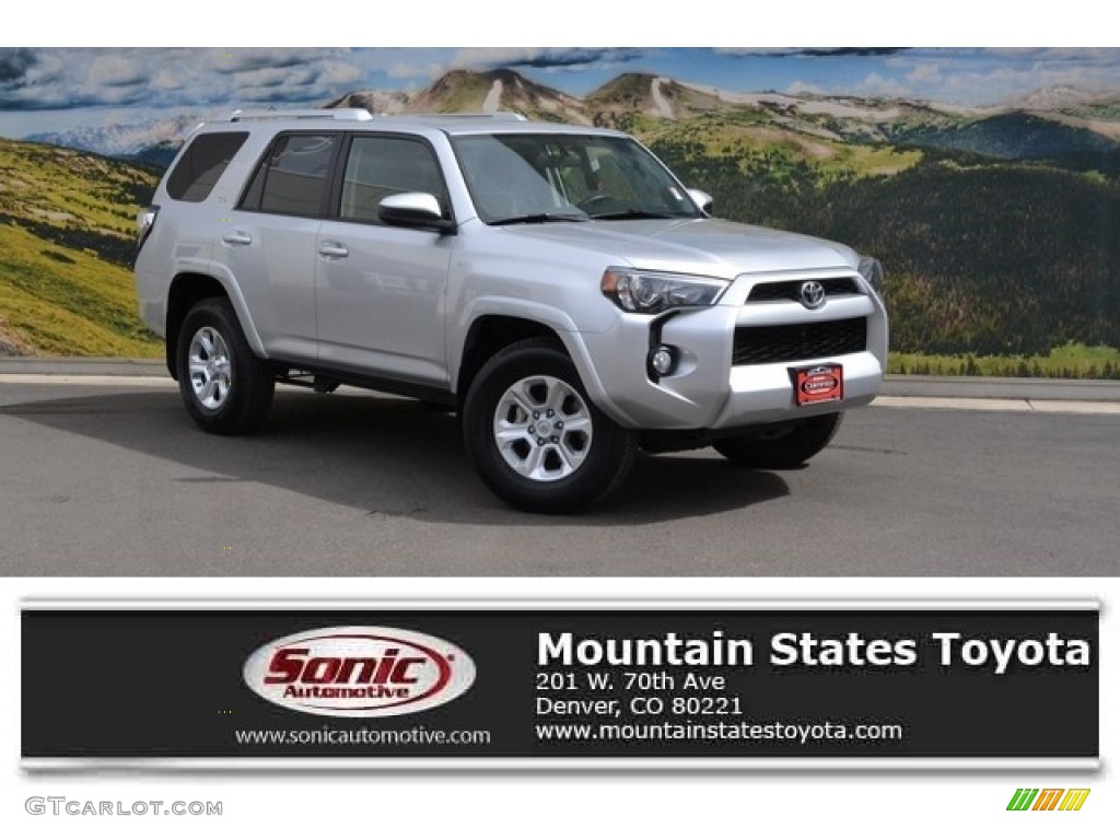 2015 4Runner SR5 4x4 - Classic Silver Metallic / Black photo #1