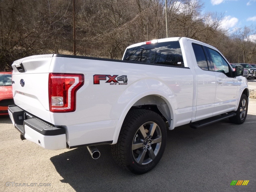 2016 F150 XLT SuperCab 4x4 - Oxford White / Black photo #2