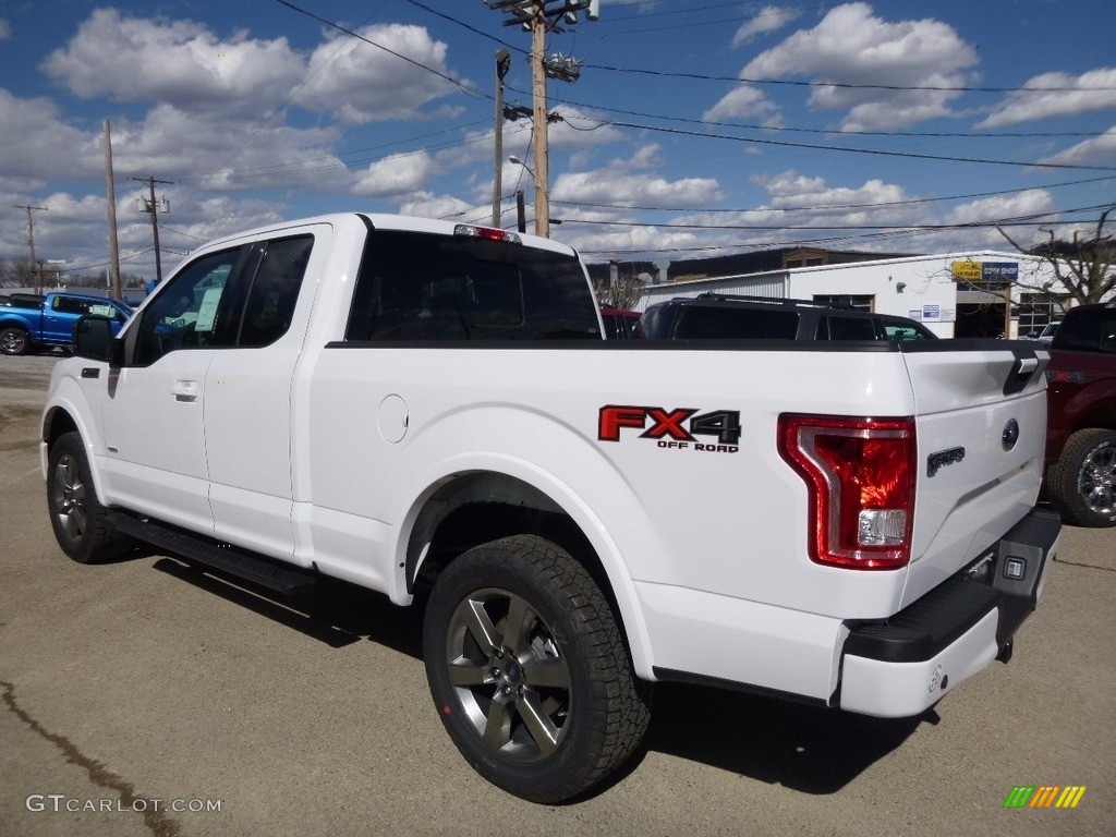 2016 F150 XLT SuperCab 4x4 - Oxford White / Black photo #5