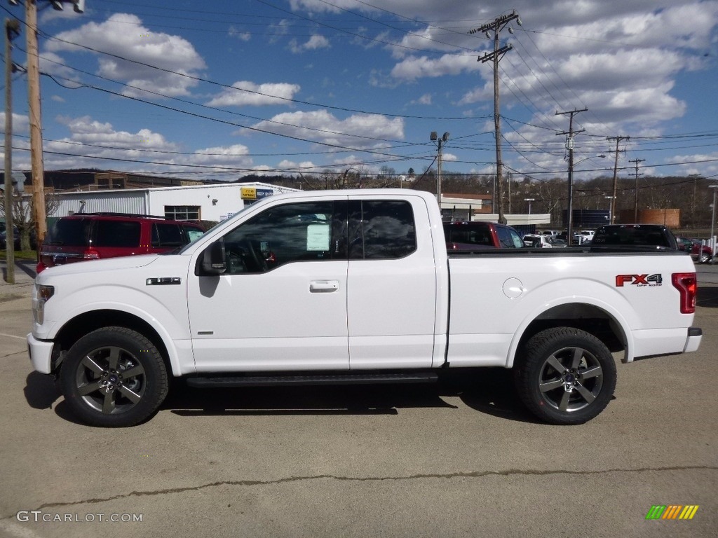 2016 F150 XLT SuperCab 4x4 - Oxford White / Black photo #6