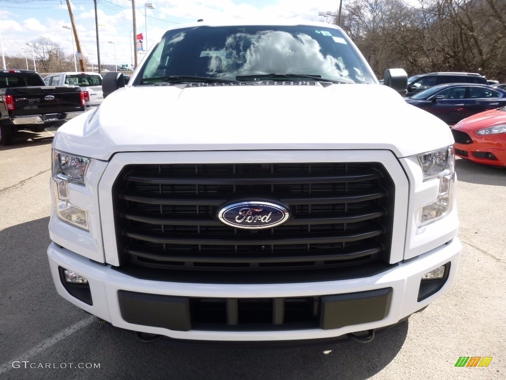 2016 F150 XLT SuperCab 4x4 - Oxford White / Black photo #8