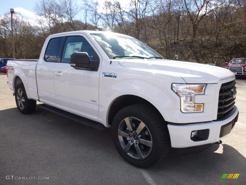 2016 F150 XLT SuperCab 4x4 - Oxford White / Black photo #9