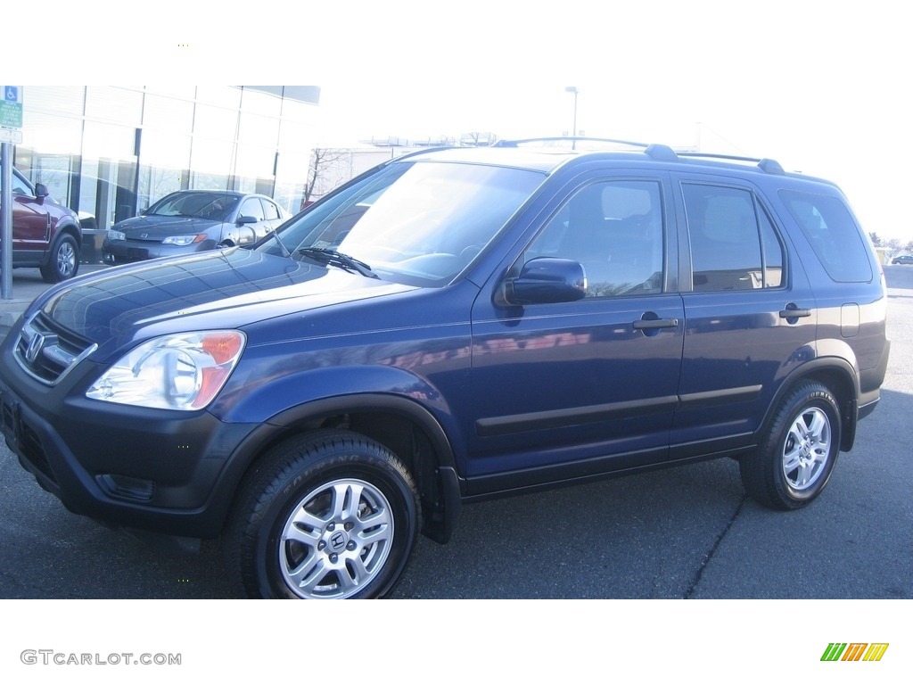 2003 CR-V EX 4WD - Eternal Blue Pearl / Saddle photo #2