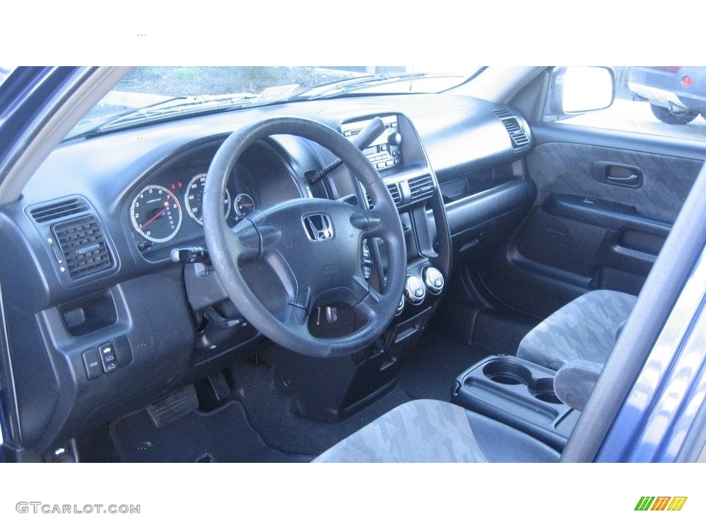 2003 CR-V EX 4WD - Eternal Blue Pearl / Saddle photo #4