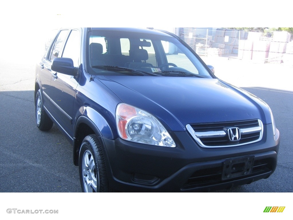 2003 CR-V EX 4WD - Eternal Blue Pearl / Saddle photo #7