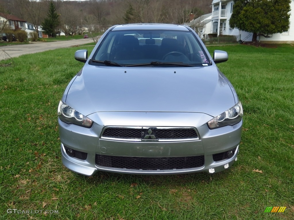 2008 Lancer GTS - Apex Silver Metallic / Black photo #2