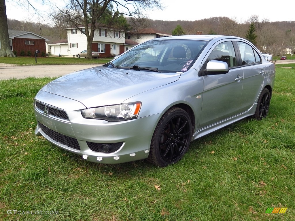 2008 Lancer GTS - Apex Silver Metallic / Black photo #3