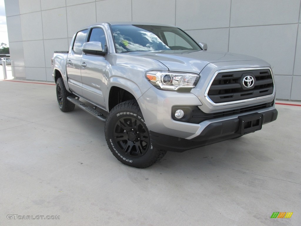 2016 Tacoma TSS Double Cab - Silver Sky Metallic / Cement Gray photo #1