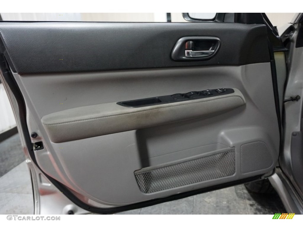 2006 Forester 2.5 X Premium - Steel Gray Metallic / Graphite Gray photo #12