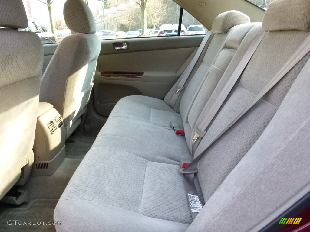 2003 Camry XLE - Salsa Red Pearl / Taupe photo #6