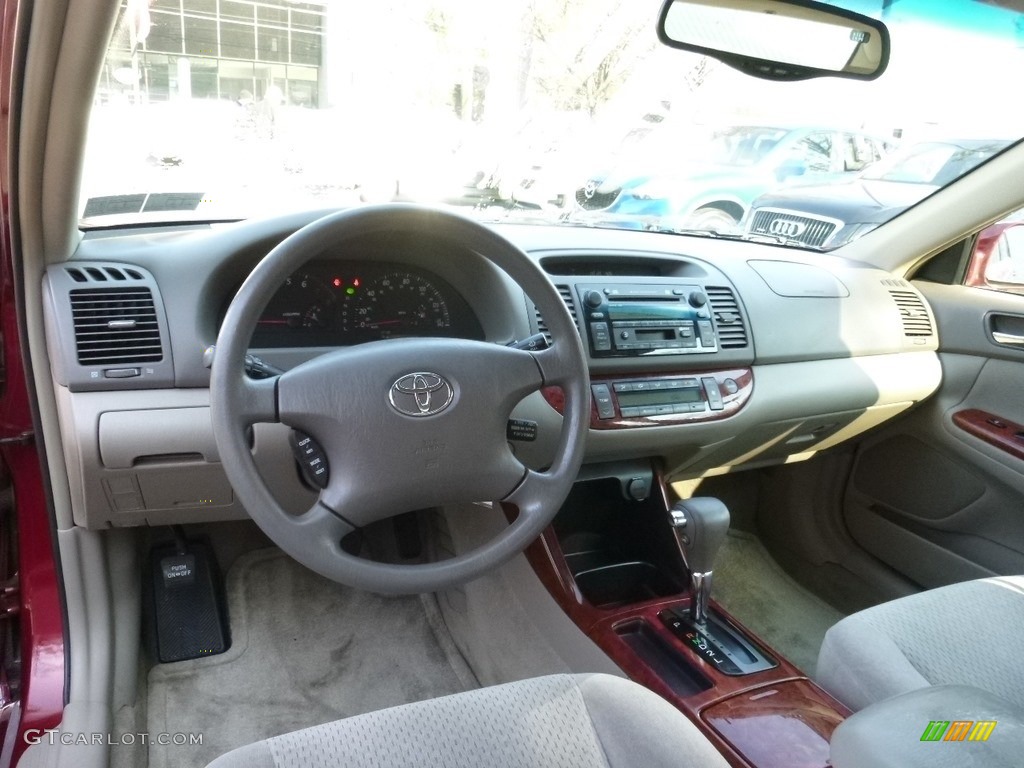 2003 Camry XLE - Salsa Red Pearl / Taupe photo #7