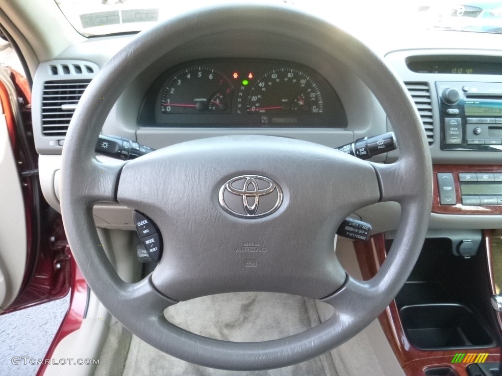 2003 Camry XLE - Salsa Red Pearl / Taupe photo #18