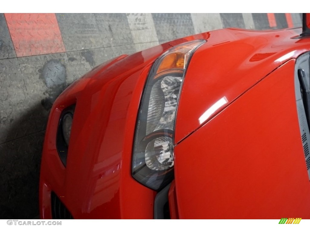 2006 Civic Si Coupe - Habanero Red Pearl / Black photo #45