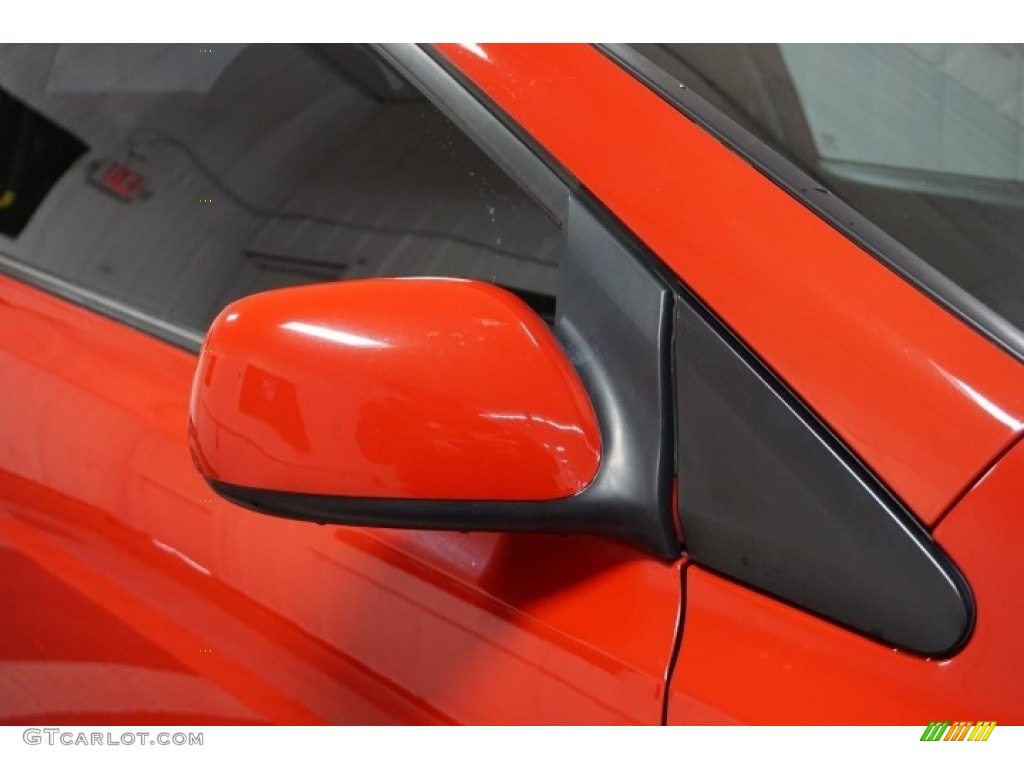 2006 Civic Si Coupe - Habanero Red Pearl / Black photo #52
