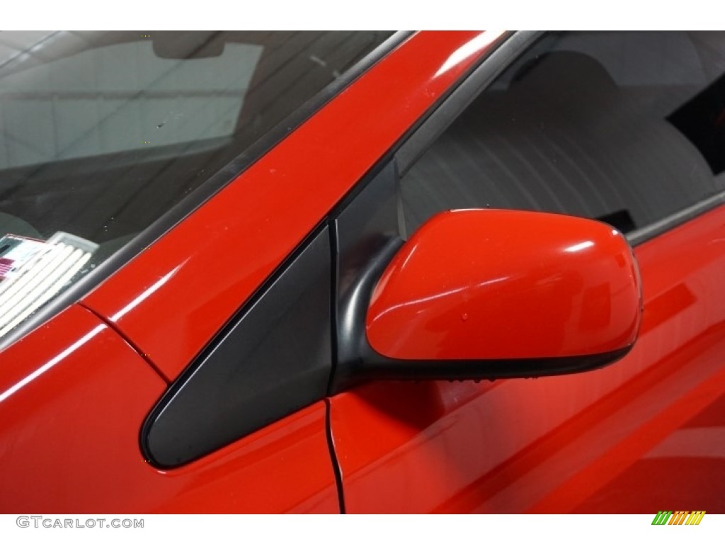 2006 Civic Si Coupe - Habanero Red Pearl / Black photo #67