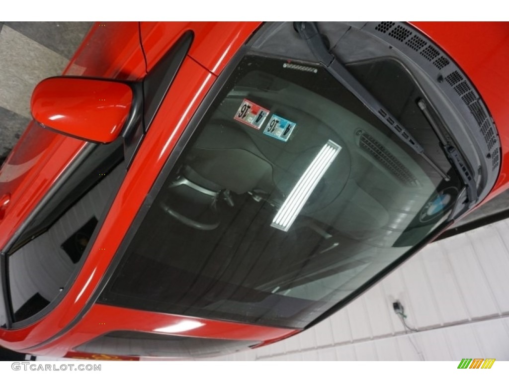 2006 Civic Si Coupe - Habanero Red Pearl / Black photo #73