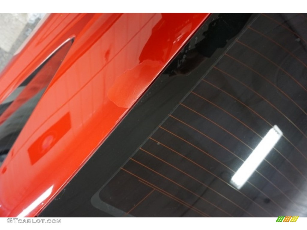 2006 Civic Si Coupe - Habanero Red Pearl / Black photo #78