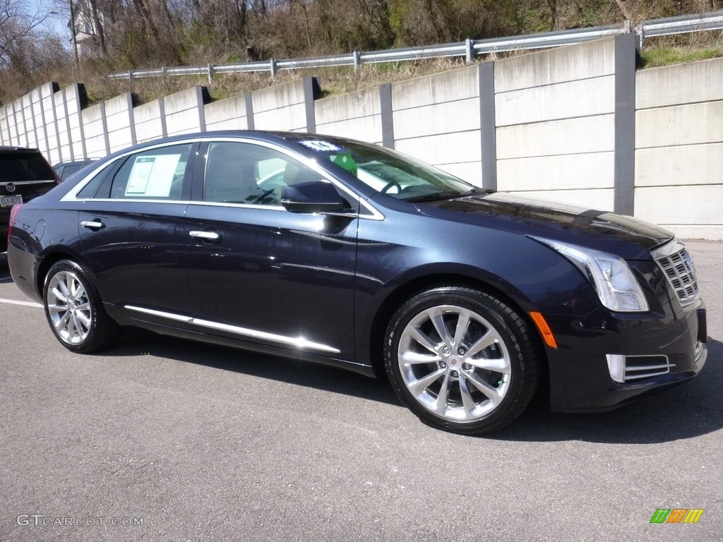 2014 XTS Luxury AWD - Sapphire Blue Metallic / Shale/Cocoa photo #1