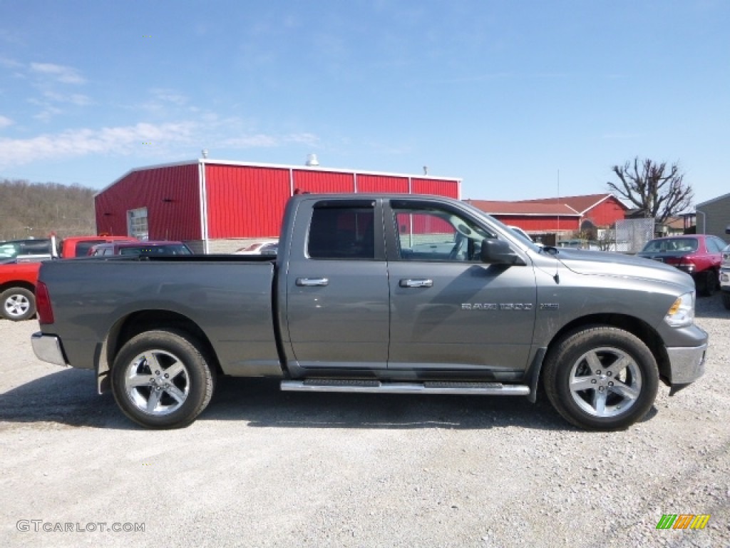 2012 Ram 1500 SLT Quad Cab 4x4 - Mineral Gray Metallic / Dark Slate Gray/Medium Graystone photo #10