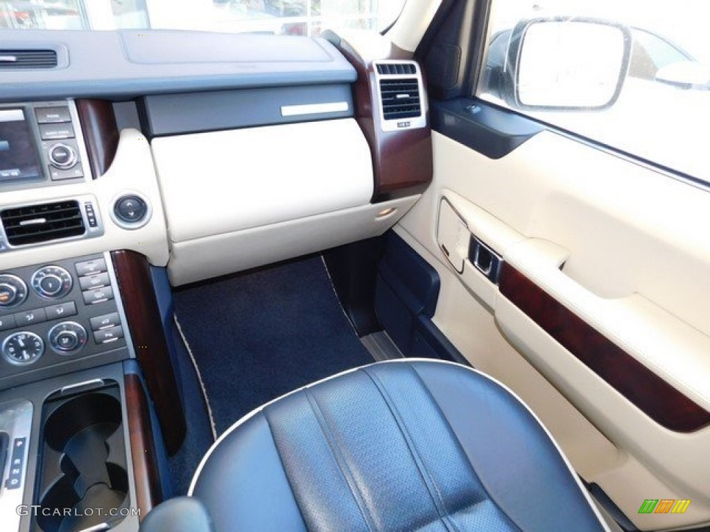 2010 Range Rover HSE - Alaska White / Navy Blue/Parchment photo #14