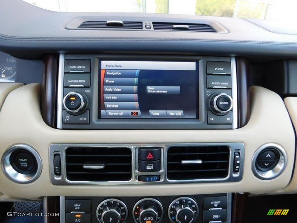 2010 Range Rover HSE - Alaska White / Navy Blue/Parchment photo #28