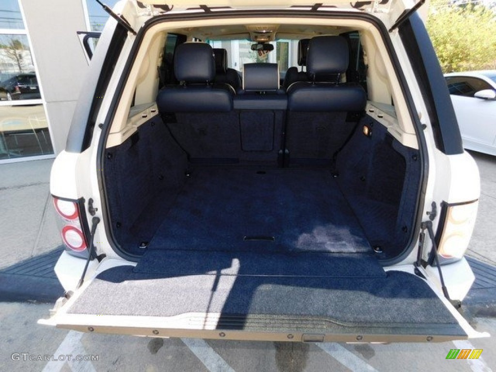 2010 Range Rover HSE - Alaska White / Navy Blue/Parchment photo #39