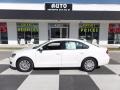 Candy White 2015 Volkswagen Passat S Sedan