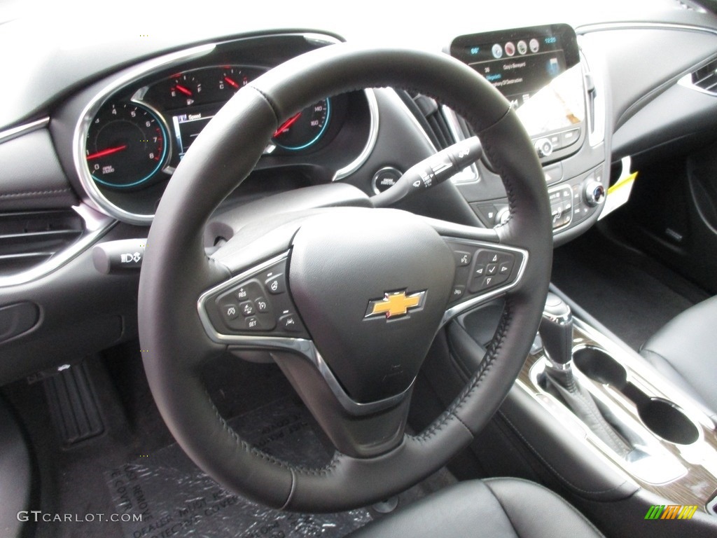 2016 Chevrolet Malibu Premier Jet Black Steering Wheel Photo #111741454