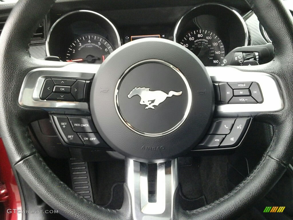 2015 Mustang V6 Convertible - Ruby Red Metallic / Ebony photo #12