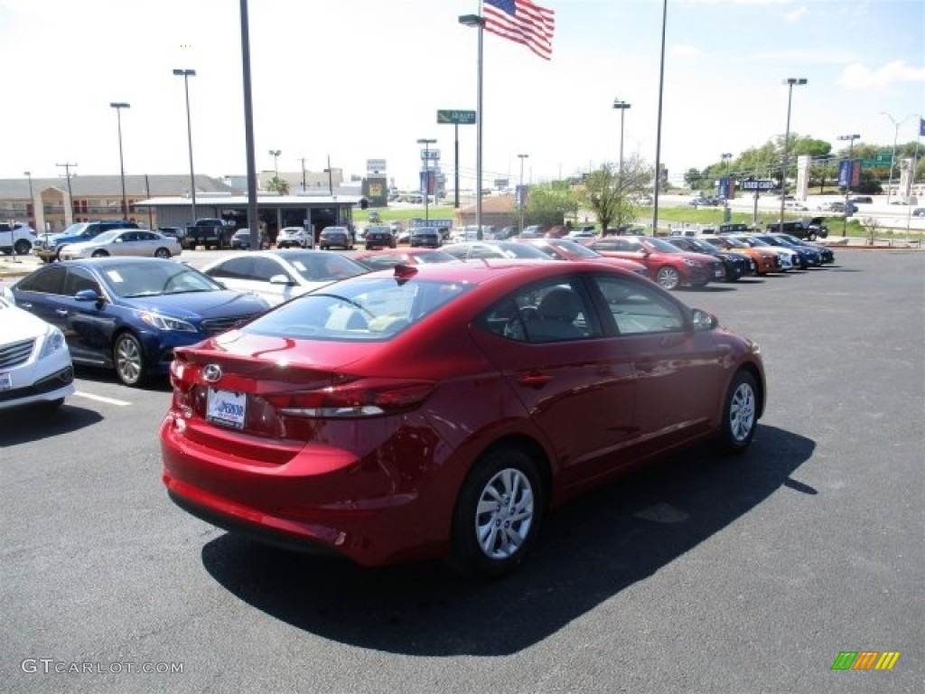 2017 Elantra SE - Red / Beige photo #7