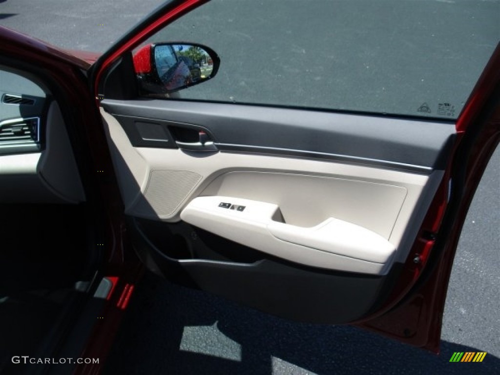 2017 Elantra SE - Red / Beige photo #11