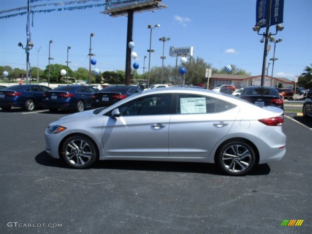 2017 Elantra Limited - Silver / Black photo #4