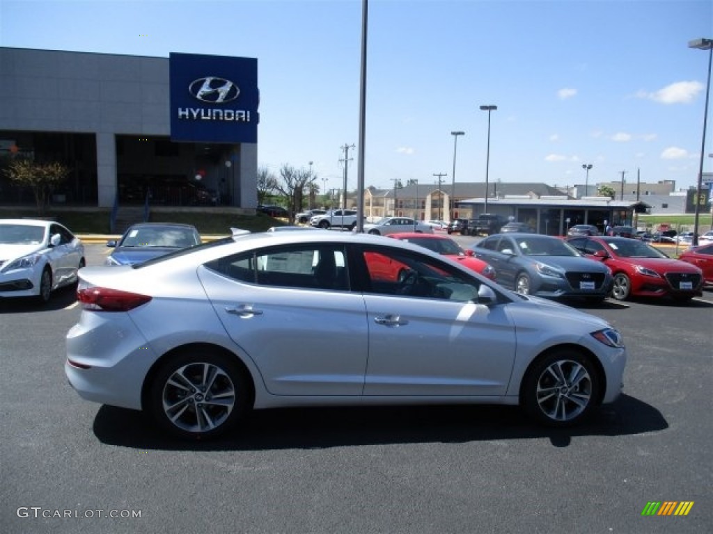 2017 Elantra Limited - Silver / Black photo #9