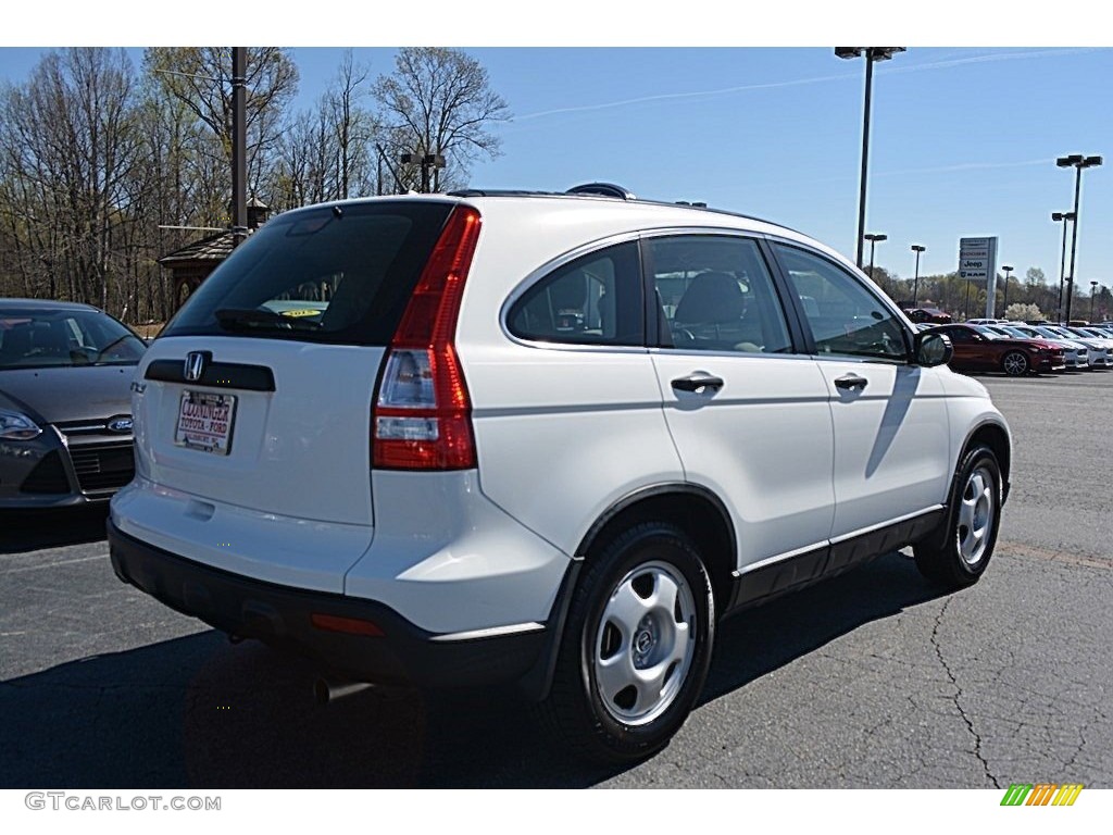 2008 CR-V LX - Taffeta White / Gray photo #3