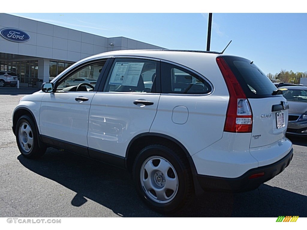 2008 CR-V LX - Taffeta White / Gray photo #5