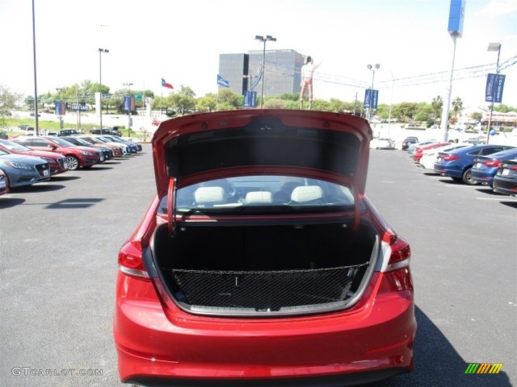 2017 Elantra Limited - Red / Beige photo #9