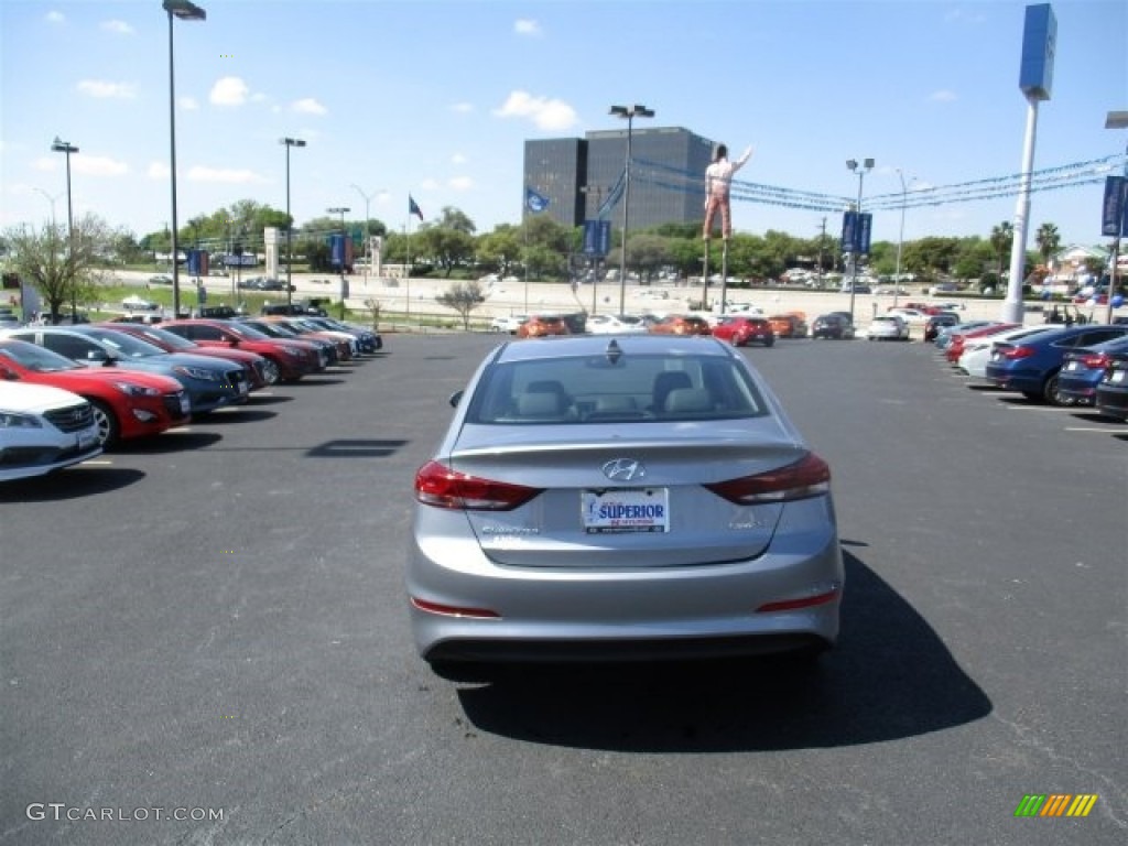 2017 Elantra Limited - Gray / Black photo #6