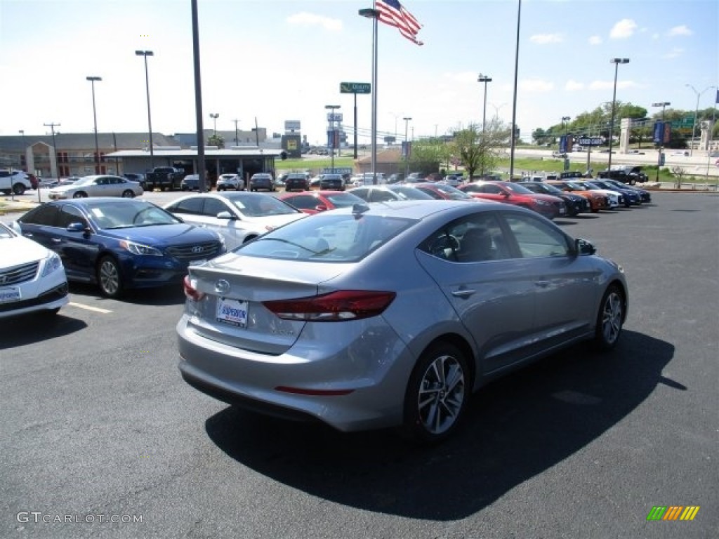 2017 Elantra Limited - Gray / Black photo #7