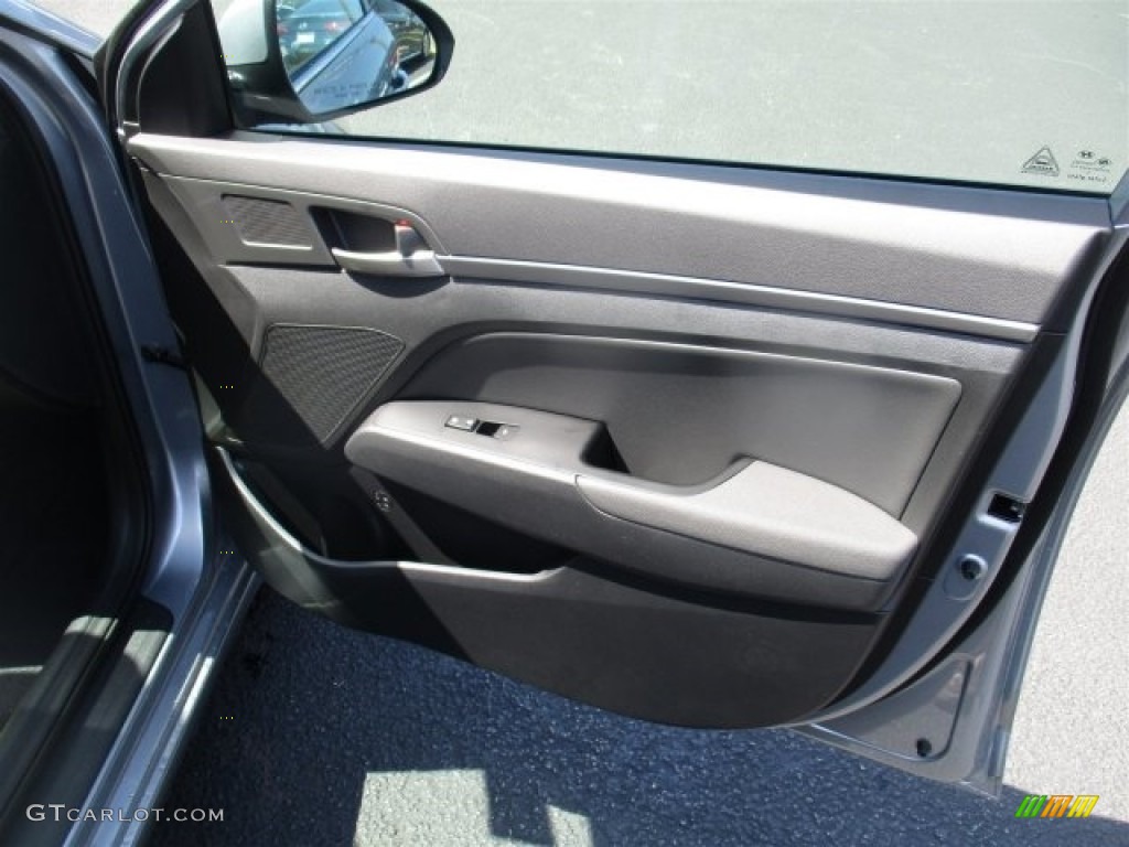2017 Elantra Limited - Gray / Black photo #11