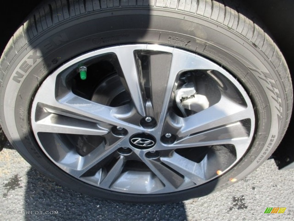 2017 Elantra Limited - Gray / Black photo #20