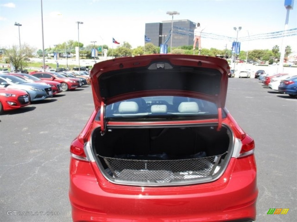 2017 Elantra Limited - Red / Gray photo #9