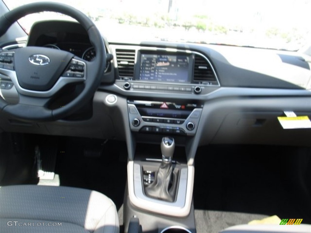 2017 Elantra Limited - Red / Gray photo #16